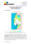 boletín climatológico decadal cuenca del río guayas