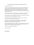 Carta de renuncia de Gloria Simonetti al Consejo Directivo de SCD