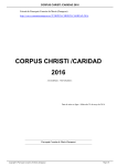 CORPUS CHRISTI /CARIDAD 2016
