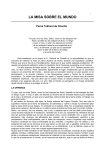 misa sobre el mundo