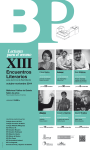 Cartel XIII Encuentros Literarios 2014