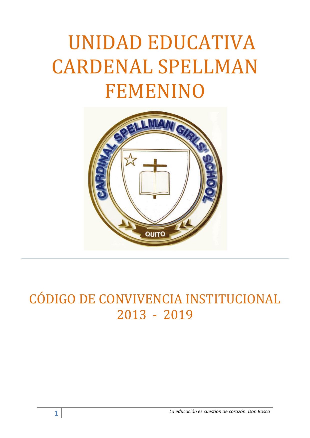 Unidad Educativa Cardenal Spellman Femenino