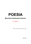 Desbordes-Valmore, Marceline, POESIA