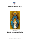 Mes de María 2015 María, nuestra Madre
