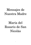 Mensajes de Nuestra Madre María del Rosario de San Nicolás
