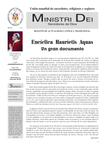 Encíclica Hauríetis Aquas