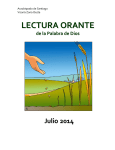 lectura orante - Vicaria Zona Oeste