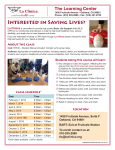 Interested in Saving Lives? - Community Health Center Network