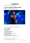 Les 14 cançons d`Òscar Ruiz