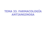 TEMA 6. antianginosos
