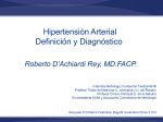 Hipertensión Arterial Definición y Diagnóstico