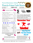 Travis Lion Cub News