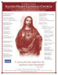 Sacred Heart Bulletin 06-07-2015