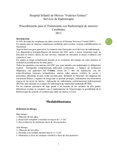 Procedimiento para el Manejo de tumores Cerebrales