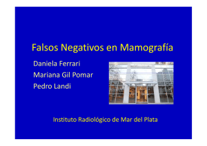 Falsos Negativos en Mamograf&iacute;a