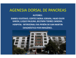 AGENESIA DORSAL DE PANCREAS