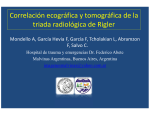 Correlación ecográfica y tomográfica de la triada radiológica de Rigler