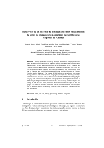 Desarrollo de un sistema de almacenamiento y visualización de