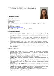 Curr&iacute;culum Vitae