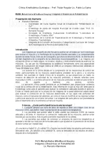 Cl&iacute;nica Kinefisi&aacute;trica Quir&uacute;rgica &ndash; Prof. Titular Regular Lic. Pablo La