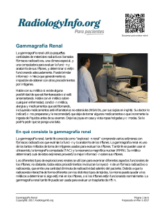 Gammagrafía Renal - RadiologyInfo.org