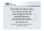 ESTUDIO DE DPM PARA PLANIFICACION DE TRATAMIENTOS DE