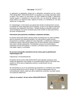 TAC dental-CBCT, GALILEOS-SICA