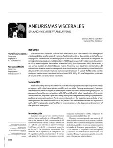 AneurismAs viscerAles - Asociación Colombiana de Radiología