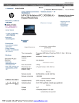 HP 425 Notebook PC (XD056LA) - Especificaciones