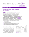 Patient Education Pamphlet, SP026, Problemas y