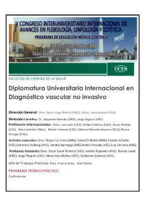 Diplomatura Universitaria Internacional en Diagn&oacute;stico vascular no