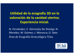 Utilidad de la ecografía 3D en la valoración de la cavidad uterina