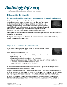 Ultrasonido del escroto - Lubbock Diagnostic Radiology, LLP.