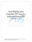 Guía Rápida para Pantallas TFT touch y Software Visual TFT