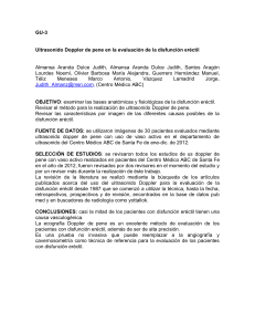GU-3 Ultrasonido Doppler de pene en la evaluaci&oacute;n de la