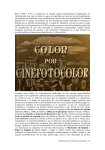 Cinefotocolor: El color de la autarquía