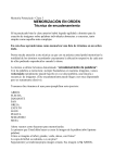 MEMORIZACIÓN EN ORDEN Técnica de encadenamiento