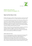 Informe de prensa de ZinCo Cubiertas Ecológicas, S.L.
