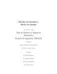 Árboles de decisión y Series de tiempo - PreMat