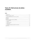 Tema 10: Estructuras de datos mutables - dccia
