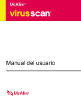 McAfee VirusScan Manual del usuario