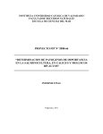PROYECTO FIP N° 2008-66 “DETERMINACION DE PATOGENOS