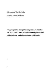 Licenciada Virginia Mejía Prensa y comunicación Clipping de las