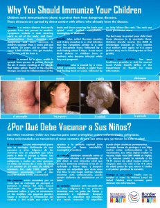 rubella chickenpox measles mumps la rub&eacute;ola la varicela el