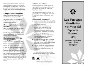 N.C. DHHS: Genital Warts and HPV (Spanish)