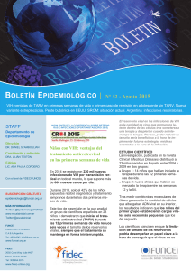 BOLETÍN EPIDEMIOLÓGICO | N° 52 - Agosto 2015