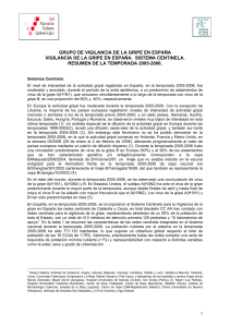 informe Anual - Sistema de Vigilancia de la Gripe en España
