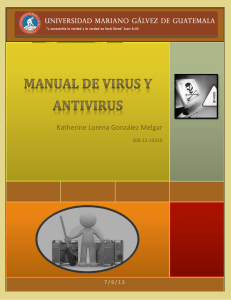 Manual de Virus y Antivirus