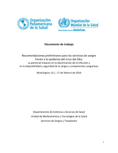 Recomendaciones preliminares para los servicios de