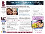 Aunt Martha`s Community Newsletter